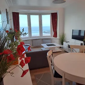 Met Prachtig Zicht Op Zee Ostende